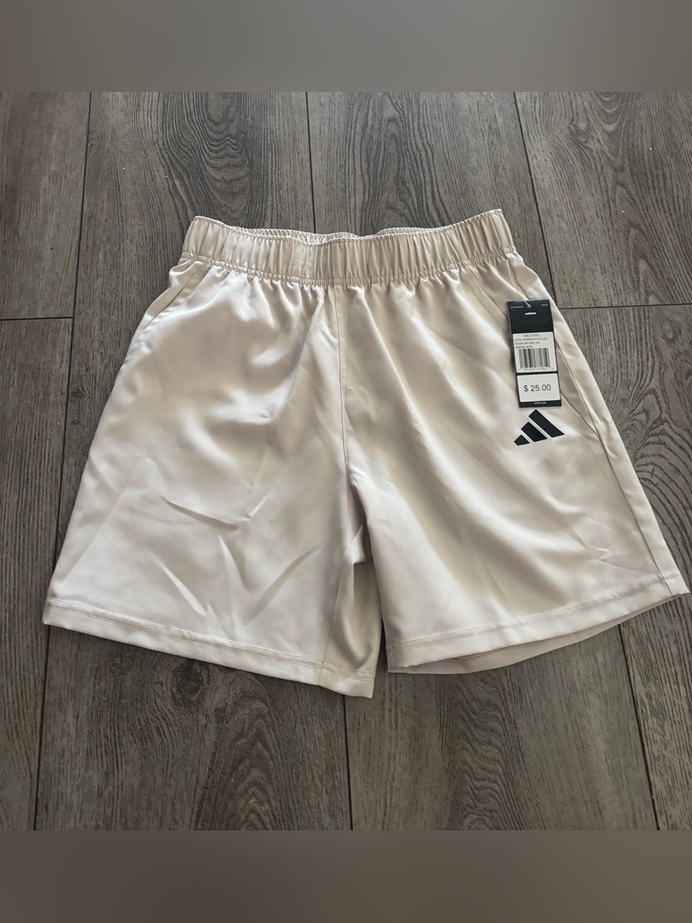 Adidas boys Light Beige Performance Shorts